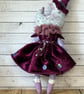 Witchy Moon Miniature Spun Cotton Art Doll - Image 6