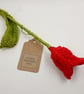  Red Crochet Tulip  - Image 1