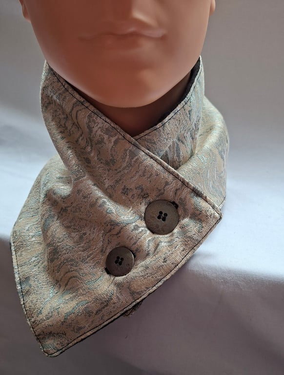 Home made fleece lined neck warmer