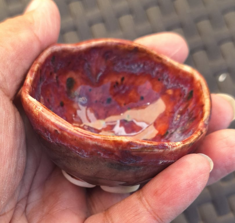 Handmade Tiny Ceramic Bowl OOAK