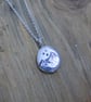 Sterling silver 'mountain' nugget pendant - Image 2