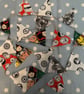  Super Hero's Mini Cotton Fabric Bunting 