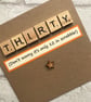 Handmade 30th Birthday Card with Scrabble Tiles - Image 5