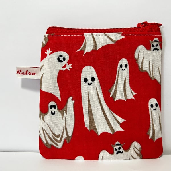 Halloween purse with zip - Ghosts