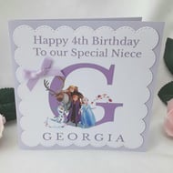 Personalised Frozen 2 Birthday Card, Any age an... - Folksy
