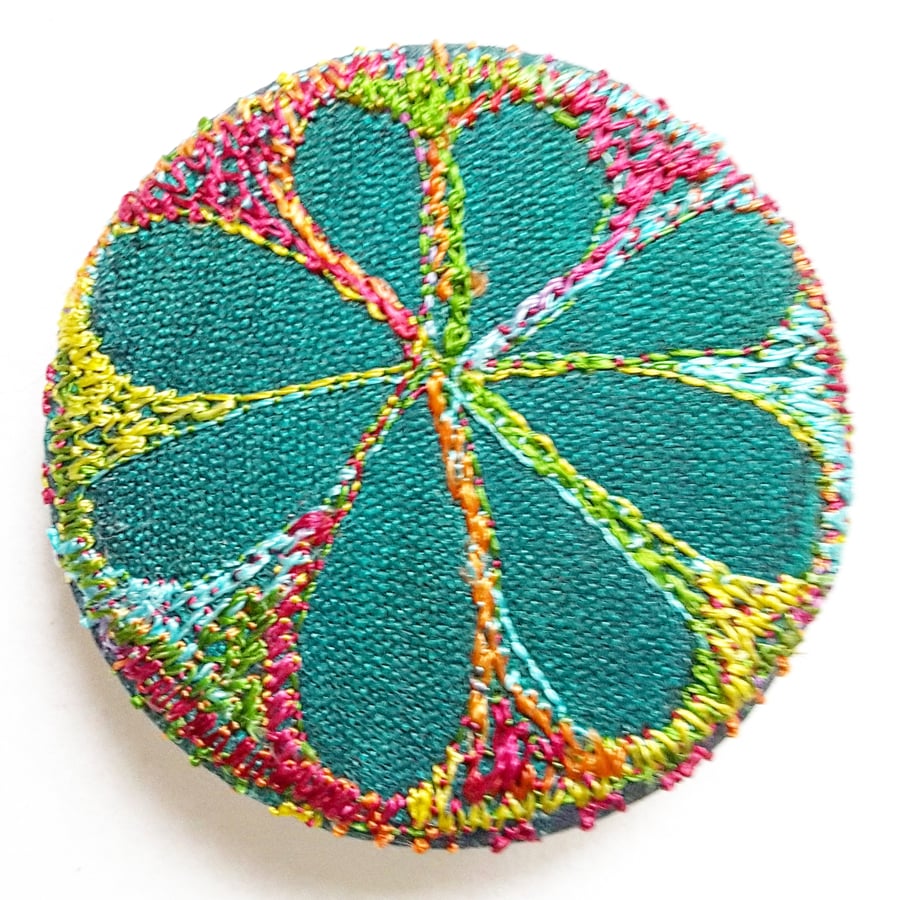 38mm Stitched Silk Badge 