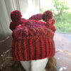 Bonkers Red Freeform Crochet Hat   Bargain Bin now only 15 quid.