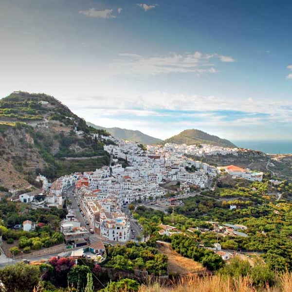 Frigiliana Andalusia Costa Del Sol Spain 18"x12" Print