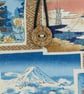 Japanese Landscape Book Sleeve – Cotton Book Protector - Image 5