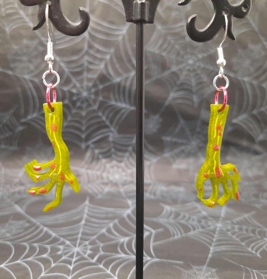 Zombie Arm Dangle Earrings