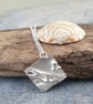 Silver beach, coast, shoreline pendant  - Image 4