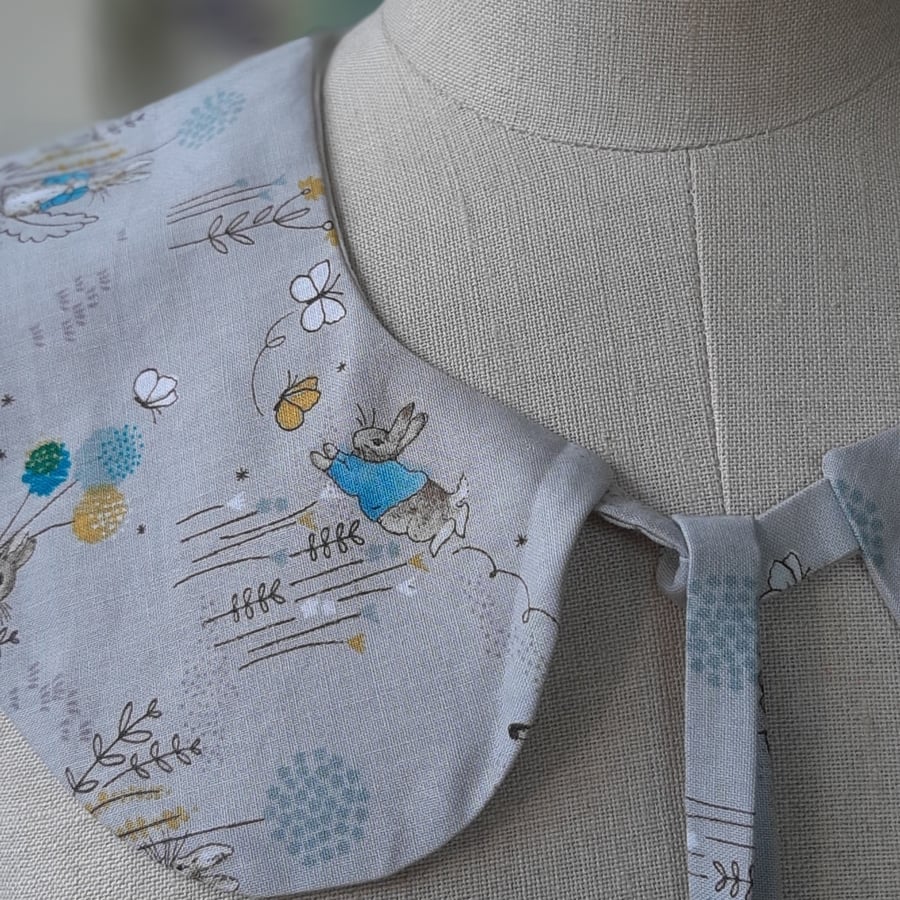 Peter rabbit cotton adult collar