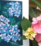 Hydrangea - linoprint - Image 4