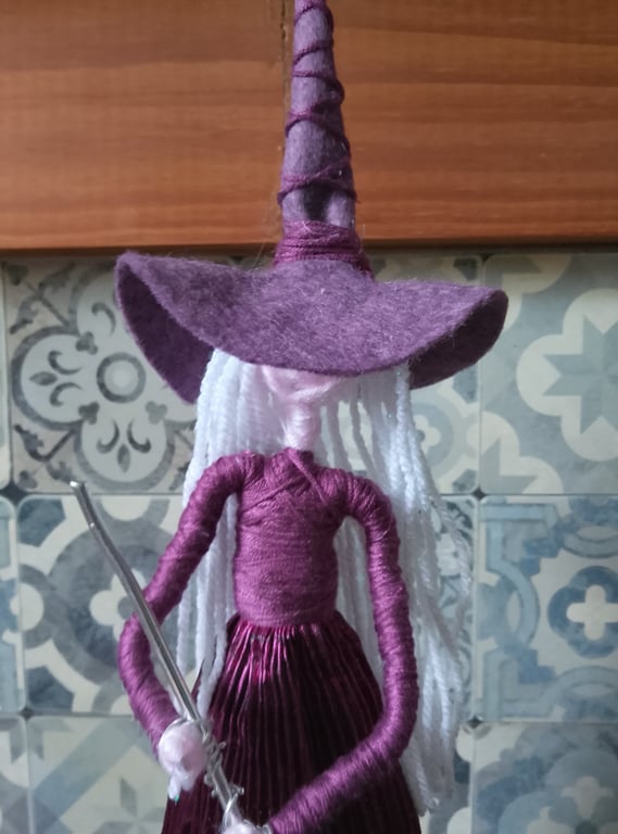 Witch ornament figure 