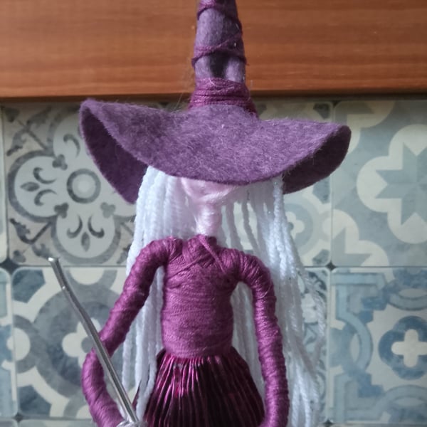 Witch ornament figure 