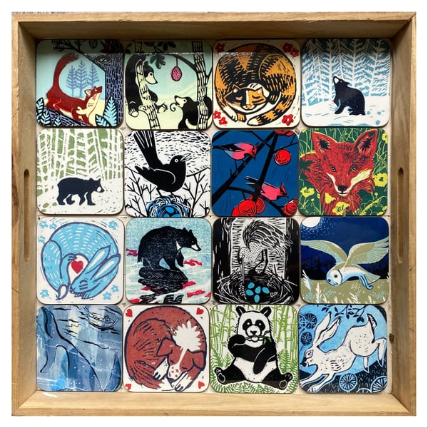 Wildlife Coasters Pick & Mix (choose any four)