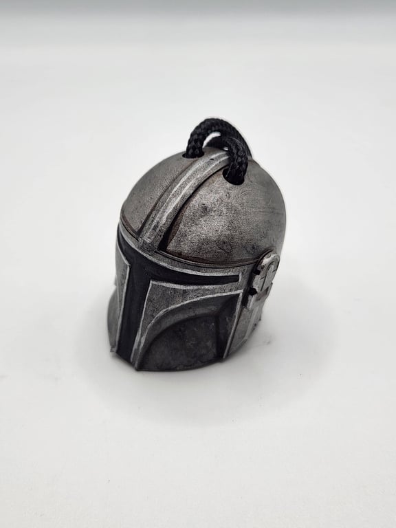 Car Accessory Mandalorian Helmet Rear view mirror charm Car Interior Decoration 