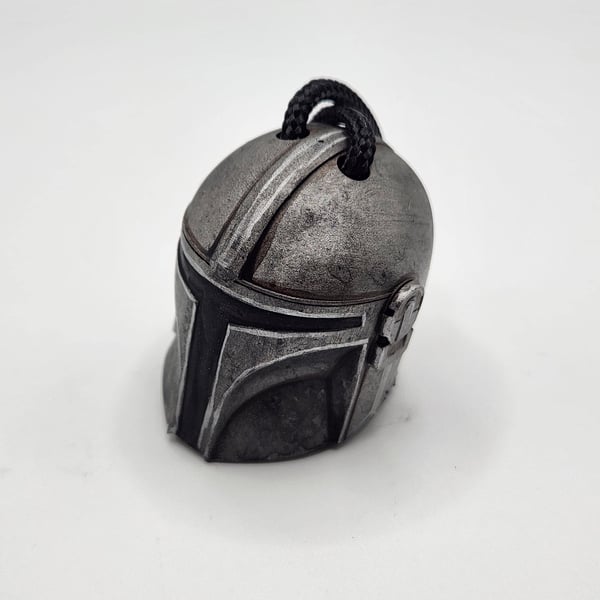 Car Accessory Mandalorian Helmet Rear view mirror charm Car Interior Decoration 