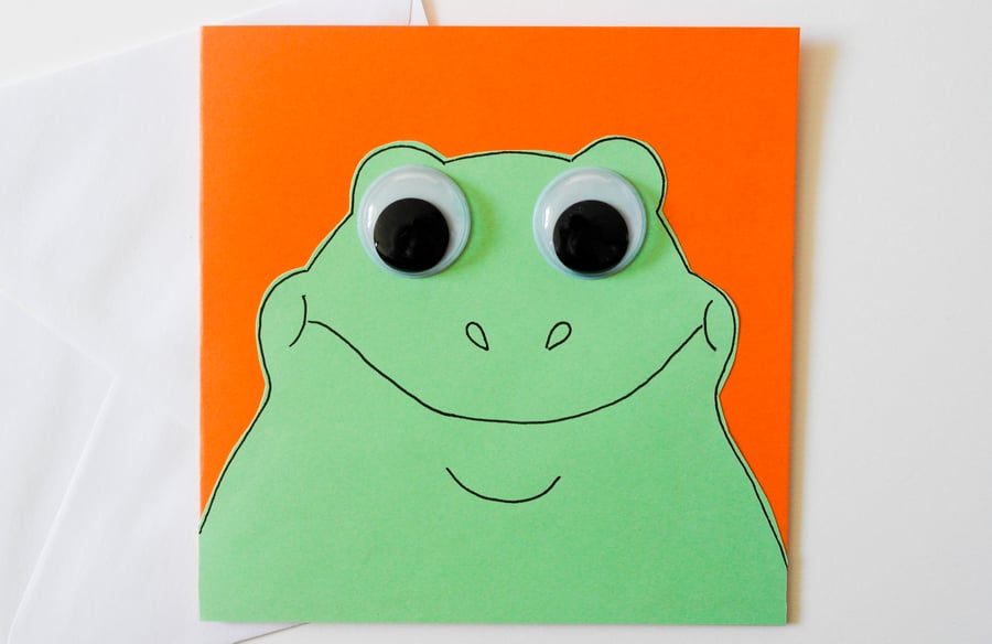 Greeting card - Cute Frog Card