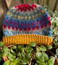 Hat hand knitted 100%Wool (code 2) - Image 2