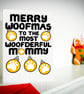 Christmas Card From Dogs, Puppies, Furbaby For Dog Mummy, Mum, Mom, Mam  - Image 2