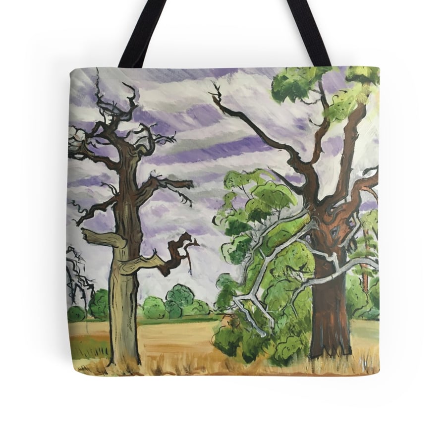 Beautiful Tote Bag Featuring The Design ‘No Shelter From The Storms’