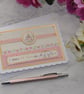 New Home Card There's No Place Like Home Gold Flowers Luxury Handmade Card - Image 1