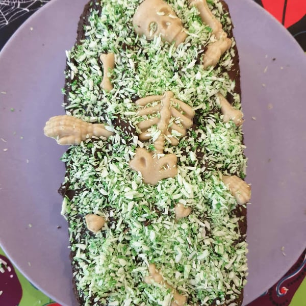 Halloween graveyard cake! Vegan! Gluten free! 850g!