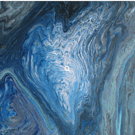 "The Whispers of The Sea" Original Handmade Acrylic Canvas Painting Gift Idea