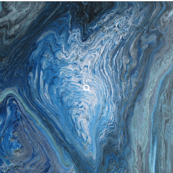 "The Whispers of The Sea" Original Handmade Acrylic Canvas Painting Gift Idea
