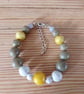 Handmade beaded bracelet. - Image 1