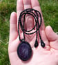 Amethyst Macrame Pendant - Image 2