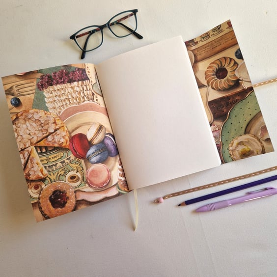 Cake Baking Journal, Afternoon Tea, perfect place for recipes, great baker gift