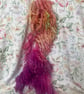 Hand Dyed BFL Fleece for Felting, Spinning & Weaving