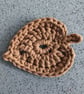 Leaf coaster, chunky mat, cotton coasters, plant lovers gift - Image 5