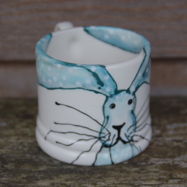 blue hare childs mug