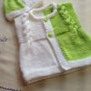 Knitting pattern for Baby, Toddler sleeveless cardigan