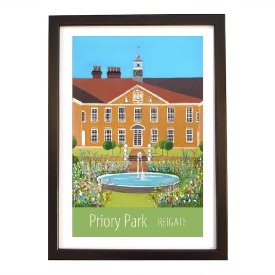 Priory Park Reigate black frame