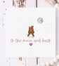 Fox Love Greeting Card, To the Moon and Back Anniversary Valentine's Day Card - Image 5
