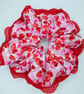 XXL Scrunchies, Heart Print Scrunchies, Gifts for her, Valentine Scrunchies - Image 4
