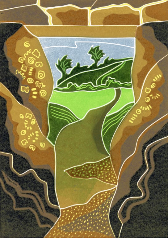 Long barrow - `Looking Back`.