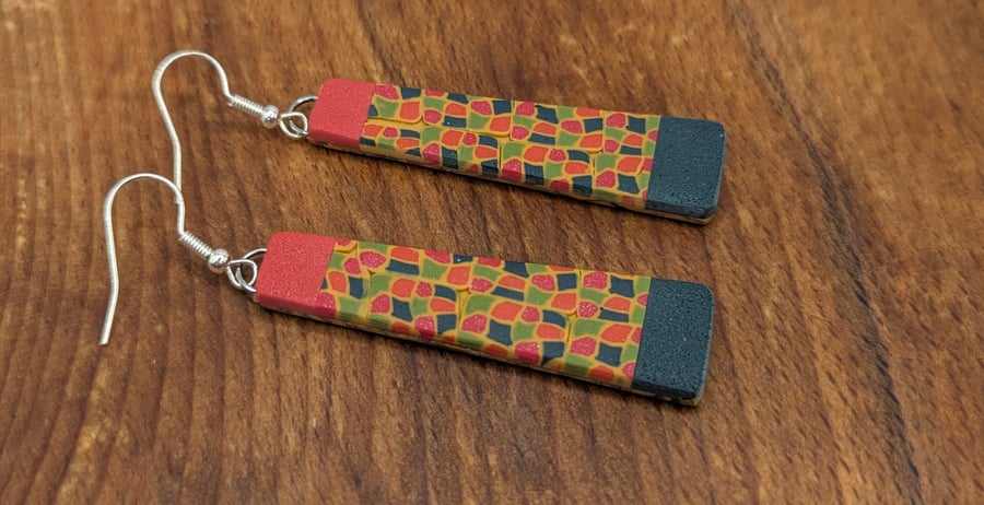 Autumnal drop earrings 