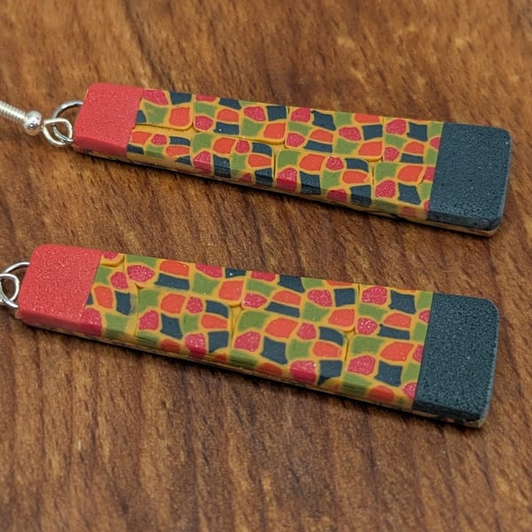 Autumnal drop earrings 