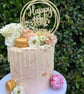 40th Birthday Cake Topper, 40th Cake Topper, Custom Cake Topper, 40th Cake Decor - Image 1