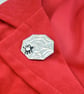 Pewter brooch ( spider on web with stone) - Image 5