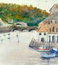 Looe, Cornwall original painting watercolour and gouache - Image 6