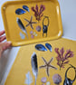 Beach Combing Tray Coastal Gift, Melamine Serving Tray, Beach Lover Gift - Image 3