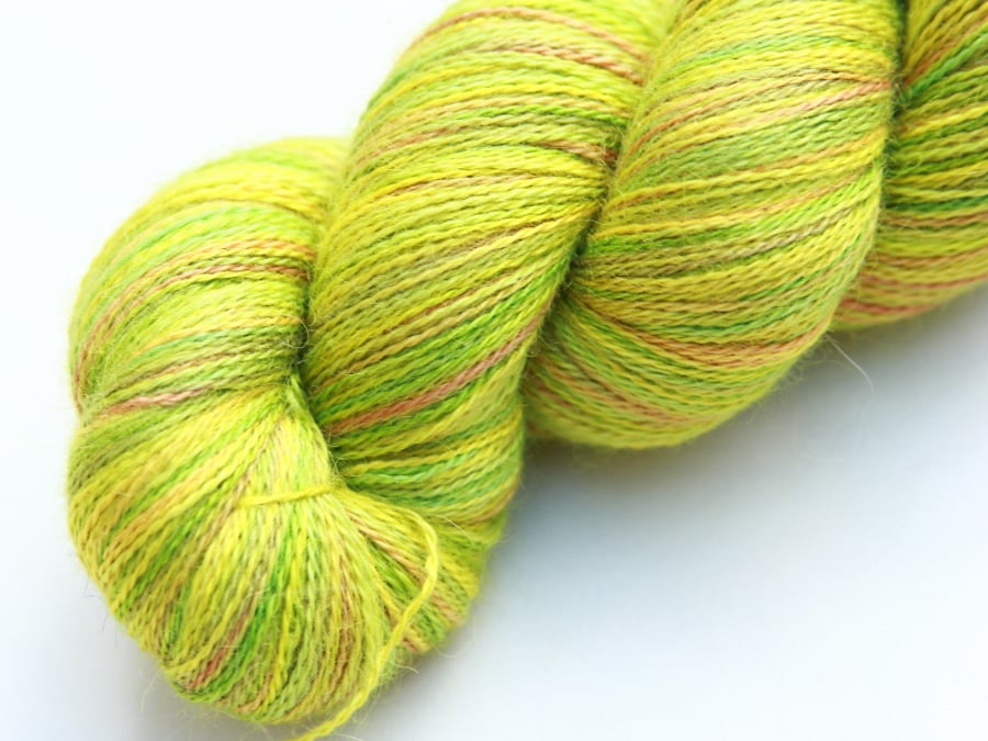 SALE Harvest Mouse - Silky baby alpaca laceweight yarn