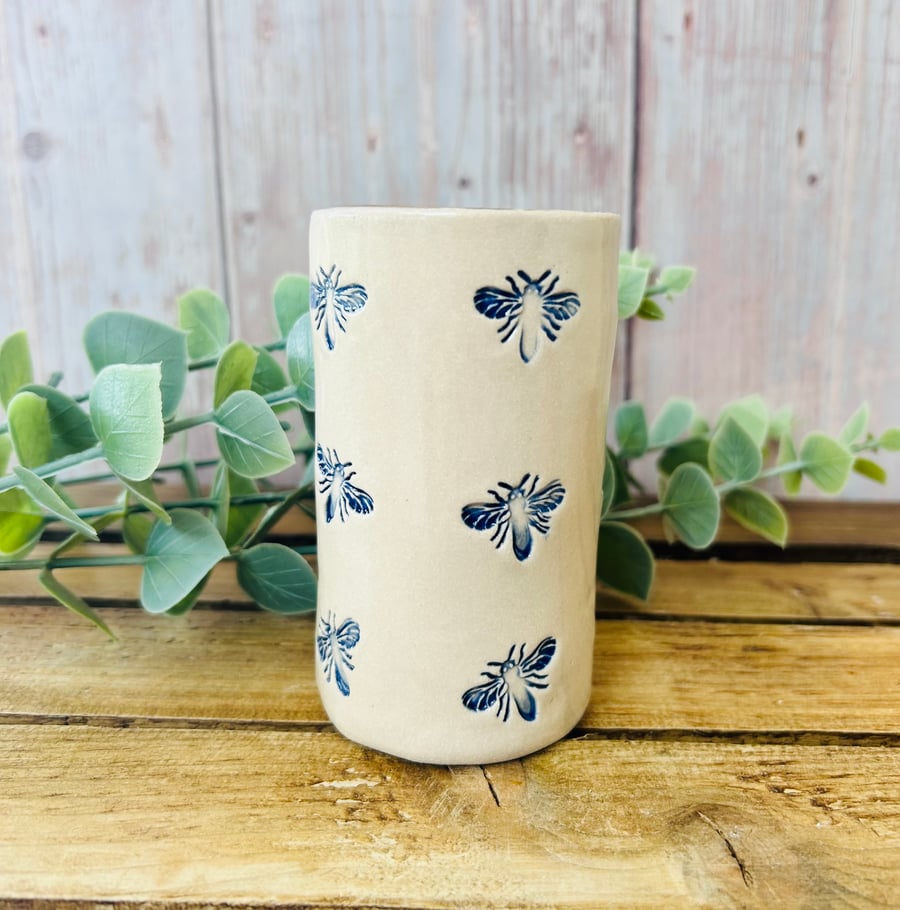 SALE Small Bee Vase 