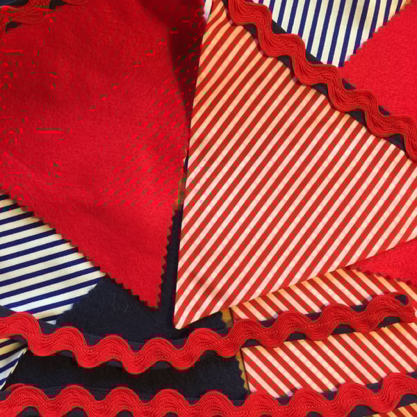 Nautical bunting - Handmade